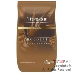 CHOCOLATE COBERTURA LECHE TRONADOR X 1 KG x 1